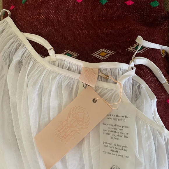 HAH Hot as Hell Mad Maxi Dress White NWT - Picture 9 of 9